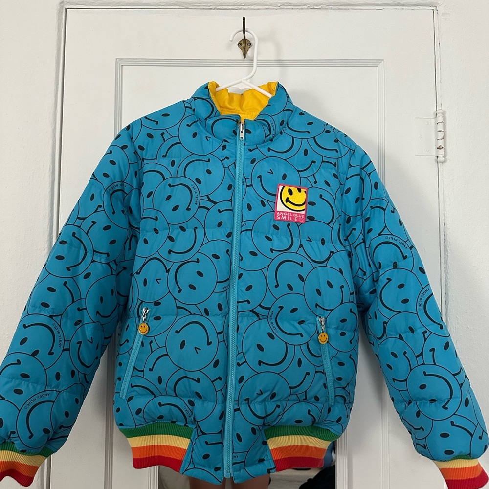 Vintage ANGEL BLUE Reversible Puffer Jacket (Japan) Unisex Large